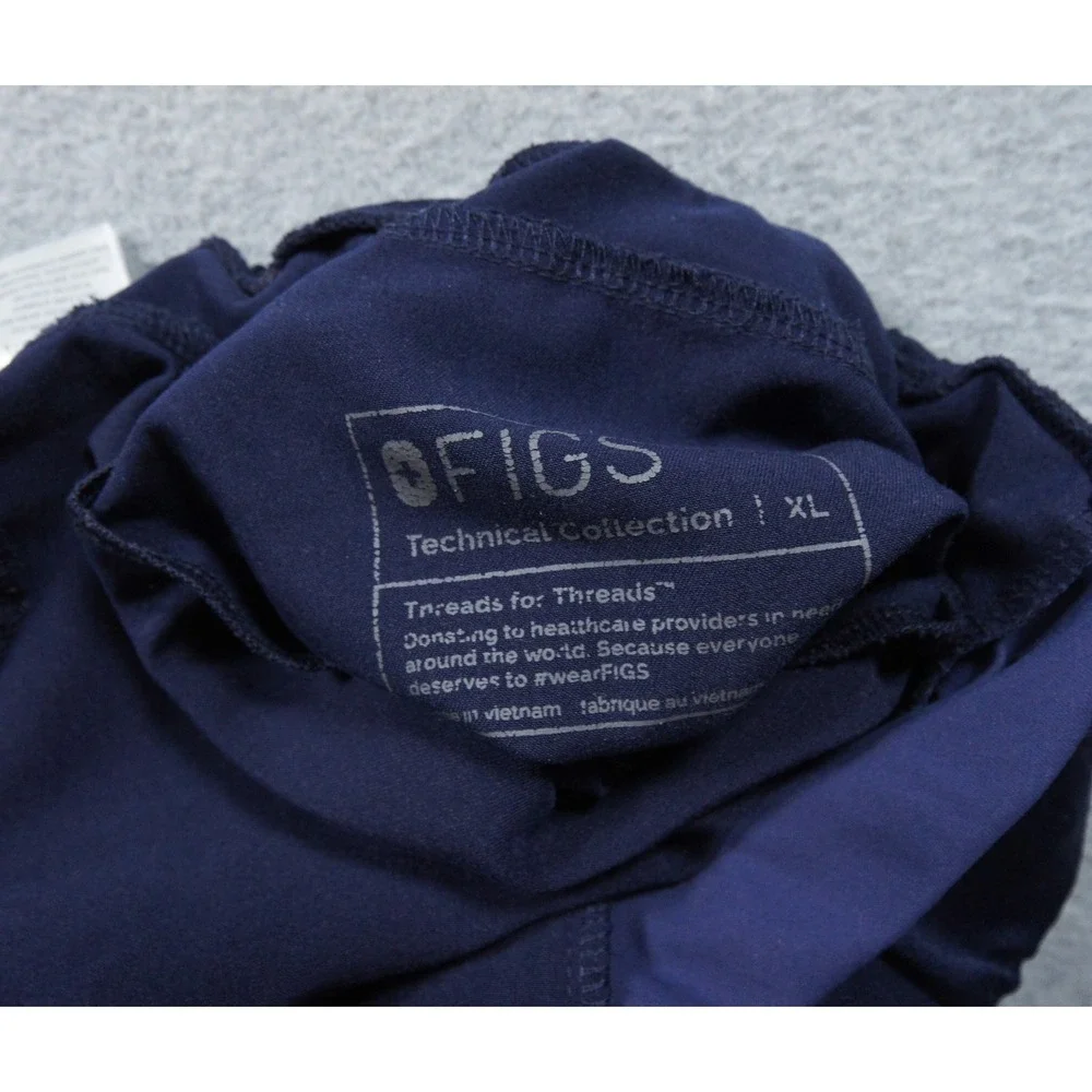 Figs Pants Mens XLarge Blue Scrub Technical Nurse Medical Workwear Stretch